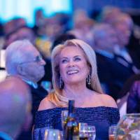 Pamella DeVos smiling at the Enrichment program.